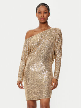 Marciano Guess Marciano Guess Coctailkleid 5RGK69 6166A Goldfarben Bodycon Fit