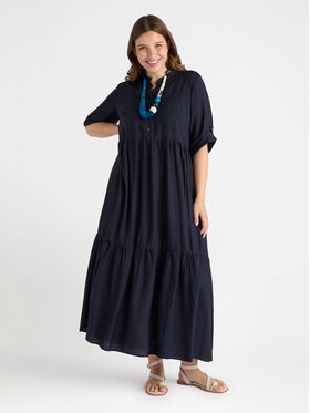 Fiorella Rubino Fiorella Rubino Abito da sera 7046T101729N034 Blu A-Line Fit