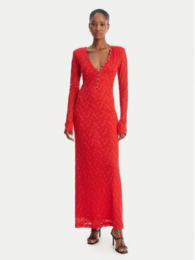 Bardot Bardot Sukienka koktajlowa Zenia 60239DB Czerwony Slim Fit