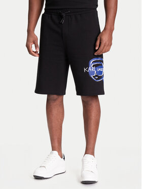 KARL LAGERFELD KARL LAGERFELD Спортивні шорти 705114 553904 Чорний Loose Fit