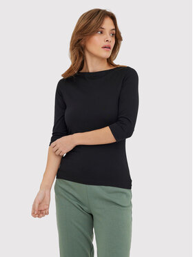 Vero Moda Vero Moda Blúzka Panda 10274133 Čierna Regular Fit