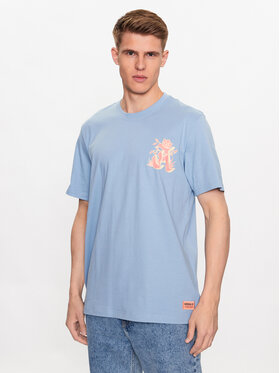 adidas adidas T-shirt Graphic Glide T-Shirt IC5750 Svijetloplava Loose Fit