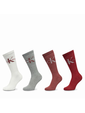 Calvin Klein Calvin Klein Σετ ψηλές κάλτσες ανδρικές 4 τεμαχίων 701229453 Έγχρωμο