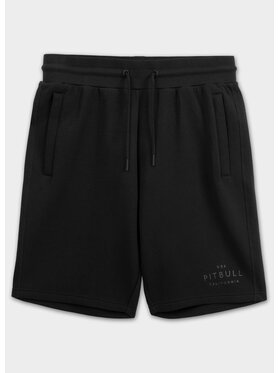 PITBULL PITBULL Szorty materiałowe SAMPSON Czarny Regular Fit
