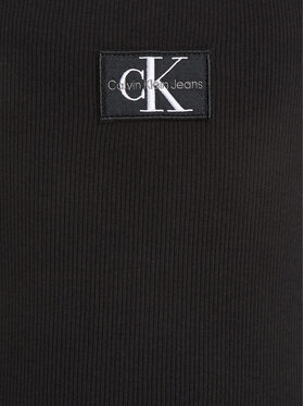 Calvin Klein Jeans Ljetna Haljina Badge IG0IG02471 Crna Regular Fit