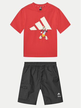 adidas adidas Sada T-shirt a šortky Disney Mickey Mouse JF3639 Barevná Regular Fit