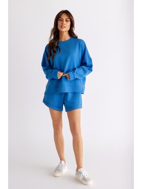 STONE SKIRTS STONE SKIRTS Dres Madeline Niebieski Relaxed Fit