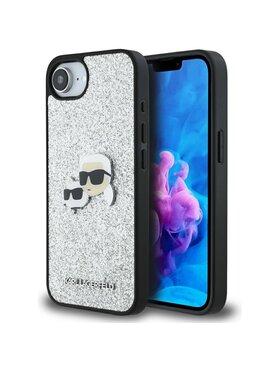 KARL LAGERFELD KARL LAGERFELD Etui na telefon Apple iPhone 16e Srebrny