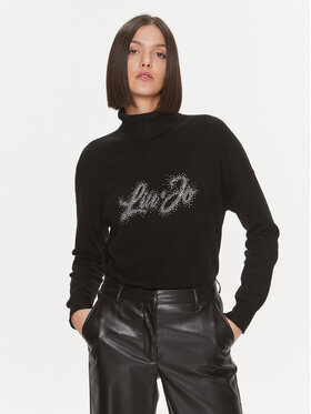 Liu Jo Liu Jo Rollkragenpullover MF3432 MS14G Schwarz Regular Fit