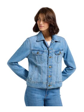 Lee Lee Kurtka jeansowa 112364112 Niebieski Regular Fit