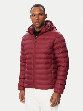 Tommy Hilfiger Tommy Hilfiger Prehodna jakna MW0MW43464 Bordo rdeča Regular Fit