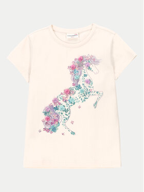 Coccodrillo Coccodrillo T-shirt WC4143201GEK Écru Regular Fit