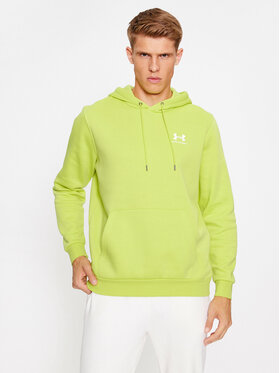 Under Armour Under Armour Majica dugih rukava Ua Essential Fleece Hoodie 1373880 Žuta Loose Fit