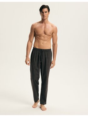 Esotiq Esotiq Piżama 44397 Brązowy Regular Fit