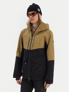 Roxy Roxy Lyžiarska bunda Gore-Tex Stretch Purelines ERJTJ03506 Béžová Regular Fit
