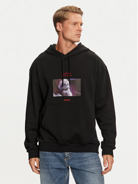 HUGO Hugo Світшот Diskellington 50537985 Чорний Regular Fit