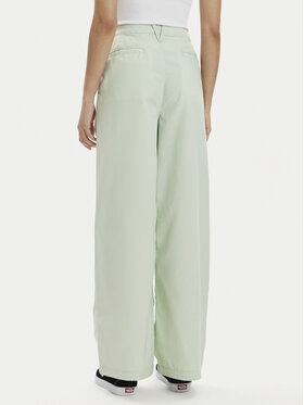 Vans Hlače Alder Relaxed Pleated Pant VN000GA0 Zelena Relaxed Fit