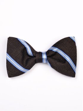 ELSNER ELSNER Papillon BUTTERFLY Z JEDWABNEGO ŻAKARDU A 2001 Marrone