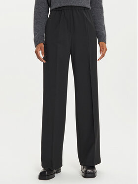 Weekend Max Mara Weekend Max Mara Pantaloni di tessuto Petra 2425136022 Nero Loose Fit