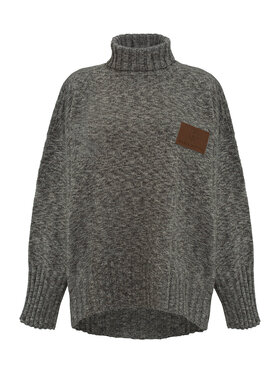 Magda Matyja Magda Matyja Sweter HOLLY SWEATER Szary Loose Fit
