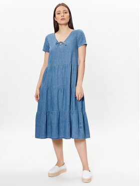 Tommy Jeans Tommy Jeans Farmer ruha Chambray DW0DW15674 Kék Relaxed Fit