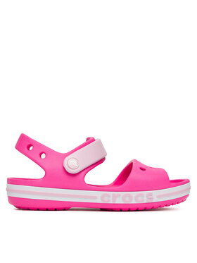 Crocs Crocs Sandali BAYABAND SANDAL K 211054-6QQ Rosa