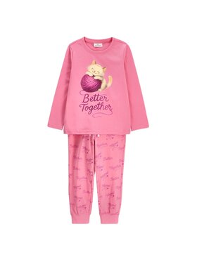 Coccodrillo Coccodrillo Piżama ZC6448105PJS-007 Różowy Regular Fit