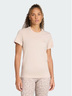 adidas adidas Koszulka techniczna 162453 Brązowy Regular Fit