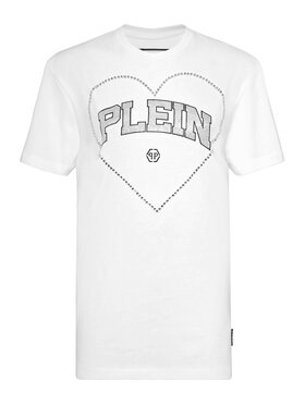 PHILIPP PLEIN PHILIPP PLEIN Tričko 19389 Biela Over Fit