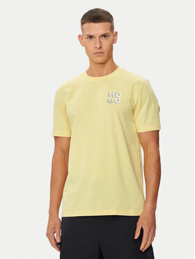 HUGO Hugo Футболка Detzington241 50508944 Жовтий Regular Fit