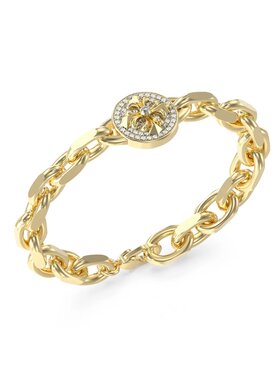 Guess Guess Bransoletka JUMB06056JW-YG Złoty