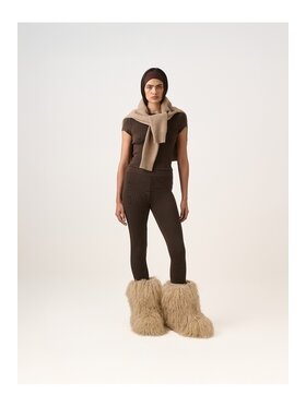 La Mania La Mania Legginsy LIV Brązowy Active Fit