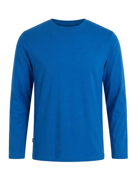 Ombre Ombre Longsleeve L173 Niebieski Regular Fit