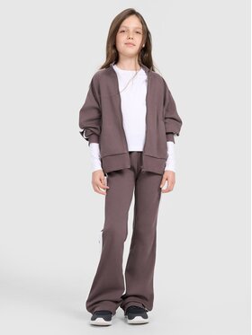 4F 4F Pantaloni da tuta 4FJRAW25TTROF1599-51S Viola Authentic Slim Fit