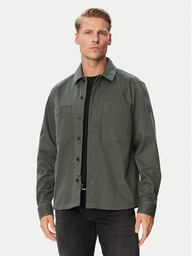 BOSS BOSS Srajca Locky_4_M 50571253 Temno zelena Regular Fit