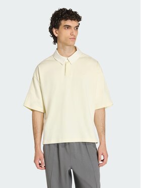 adidas adidas Polo 159054 Beżowy Loose Fit