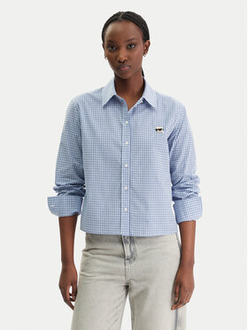 KARL LAGERFELD KARL LAGERFELD Риза B1W11020 Светлосиньо Regular Fit