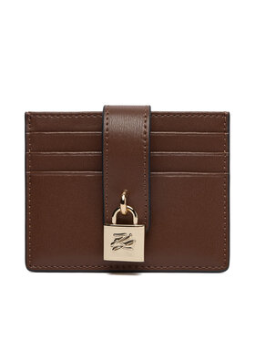 KARL LAGERFELD KARL LAGERFELD Pouzdro na kreditní karty B1W32025 Hnědá