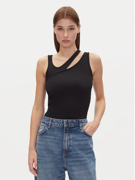 HUGO HUGO Top Datrus 50537044 Negru Slim Fit