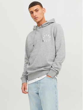 Jack&Jones Jack&Jones Džemperis ar kapuci Warrior 12242543 Pelēks Regular Fit