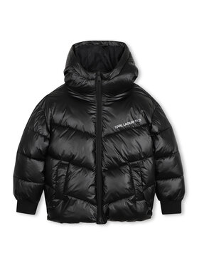 Karl Lagerfeld Kids Karl Lagerfeld Kids Žieminė striukė Z31354 S Juoda Regular Fit
