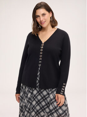 Fiorella Rubino Fiorella Rubino Sweter M341L008624N033 Czarny Regular Fit
