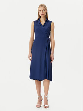 Rinascimento Rinascimento Rochie tip cămașă CFC0122479003 Bleumarin Regular Fit
