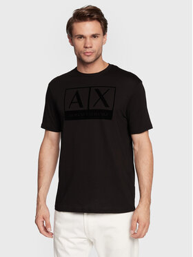 Armani Exchange Armani Exchange T-shirt 6LZTKE ZJ8EZ 1200 Noir Regular Fit