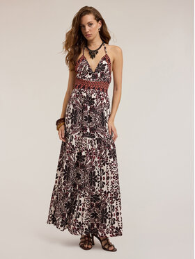 Motivi Motivi Abito da sera 7057Q103464N0S1 Marrone Flared Fit