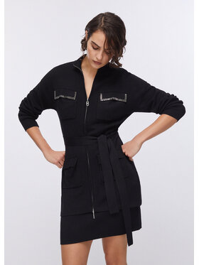 Liu Jo Liu Jo Kardigan TA6184MS59L22222 Czarny Regular Fit