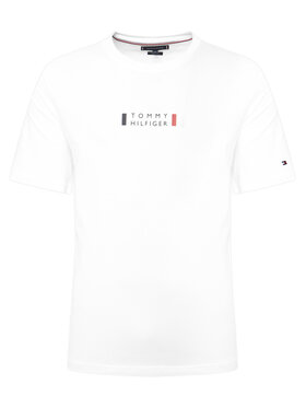 Tommy Hilfiger Tommy Hilfiger Marškinėliai Brand Love MW0MW41453 Balta Regular Fit