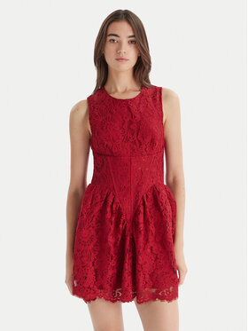 Bardot Bardot Koktejlové šaty Luisa 60091DB Červená Regular Fit