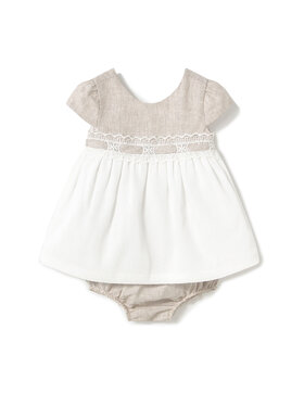 Mayoral Mayoral Vestito da giorno 1857 Beige Regular Fit