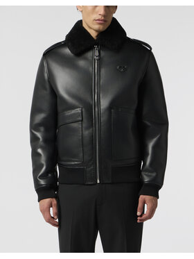 PHILIPP PLEIN PHILIPP PLEIN Giubbotto piumino 28618 Nero Regular Fit